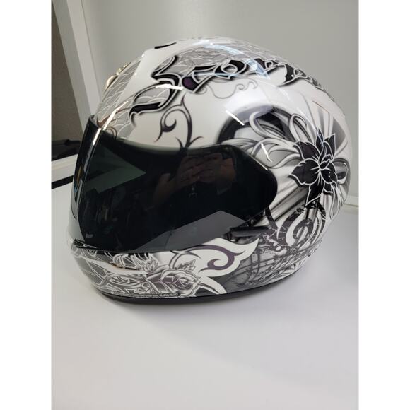 Scorpion EXO-R410 Orchid Graphic Helmet White, Size S - Picture 3 of 11